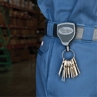 Super48™ Heavy-Duty Retractable Key Holder, Polycarbonate, 48" Cable, Belt Clip Attachment OQ354 | Brunswick Fyr & Safety