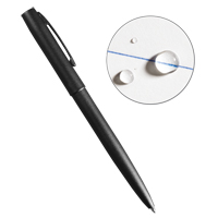 All-Weather Metal Pen, Blue, 0.8 mm, Retractable OQ371 | Brunswick Fyr & Safety