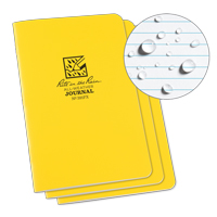 Carnet de notes, Couverture souple, Jaune, 48 Pages, 4-5/8" , 7"  OQ542 | Brunswick Fyr & Safety