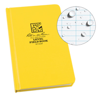 Bound Book, Hard Cover, Yellow, 160 Pages, 4-5/8" W x 7-1/4" L OQ543 | Brunswick Fyr & Safety