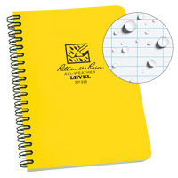 Side-Spiral Notebook, Soft Cover, Yellow, 64 Pages, 4-5/8" W x 7" L OQ546 | Brunswick Fyr & Safety
