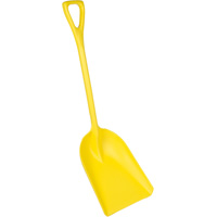Food Processing Shovel, 13" x 17" Blade, 42-1/2" Length, Plastic, Yellow OQ649 | Brunswick Fyr & Safety