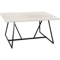 Oasis™ Sitting Teaming Table, 48" L x 60" W x 29" H, White OQ702 | Brunswick Fyr & Safety