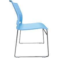 Activ™ Series Stacking Chairs, Polypropylene, 32-3/8" High, 250 lbs. Capacity, Blue OQ956 | Brunswick Fyr & Safety
