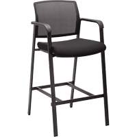 Activ™ Series Barstool Chair, Stationary, Fixed, 58-1/2", Mesh Seat, Black OQ960 | Brunswick Fyr & Safety