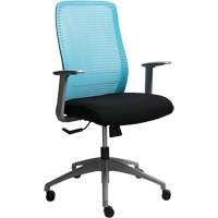 Era™ Series Adjustable Office Chair, Fabric/Mesh, Blue, 250 lbs. Capacity OQ967 | Brunswick Fyr & Safety