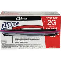 Ziploc&reg; Double Zip Food Storage Bags Brunswick Fyr & Safety