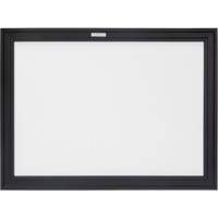 Black MDF Frame Whiteboard, Dry-Erase/Magnetic, 24" W x 18" H OR130 | Brunswick Fyr & Safety