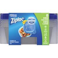 Mini contenants carrés Ziploc<sup>MD</sup>, Plastique, Capacité de 118 ml, Transparent OR135 | Brunswick Fyr & Safety