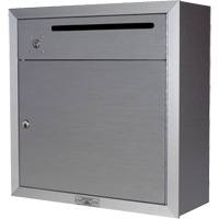 Collection Box, Surface -Mounted, 12-3/4" x 16-3/8", 2 Doors, Aluminum OR348 | Brunswick Fyr & Safety