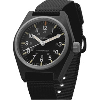 Montre au quartz d'usage g&eacute;n&eacute;ral avec MaraGlo, Analogique, &agrave; piles, 0,6" la x 1,3" p x 0,4" h, Noir Brunswick Fyr & Safety