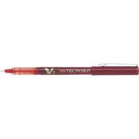 Hi-Tecpoint Pen, Red, 0.7 mm Brunswick Fyr & Safety
