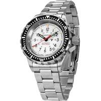 Arctic Edition Large Diver's Automatic GSAR Watch with Stainless Steel Bracelet, Digital, Battery Operated, 41 mm, Silver OR475 | Brunswick Fyr & Safety