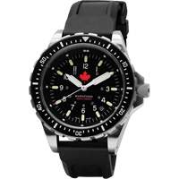 Red Maple Jumbo Diver's Quartz Watch, Digital, Battery Operated, 46 mm, Black OR480 | Brunswick Fyr & Safety