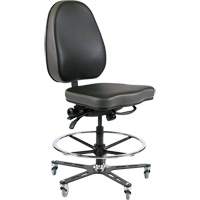 SF-190 Industrial Chair, Vinyl, Black OR510 | Brunswick Fyr & Safety