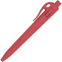 Stylo &agrave; bille d&eacute;tectable avec agrafe, Rouge, 1 mm, R&eacute;tractable Brunswick Fyr & Safety