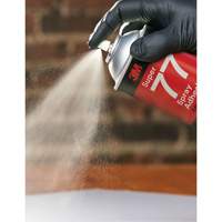 Super 77 Spray Adhesive, Clear, Aerosol Can Brunswick Fyr & Safety