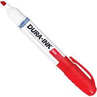 Marqueur Dura-Ink no 55, Rouge, Pointe Ciseau Brunswick Fyr & Safety