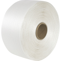 Woven Cord Strapping, Polyester Cord, 1/2" W x 3900' L, Manual Grade PB022 | Brunswick Fyr & Safety