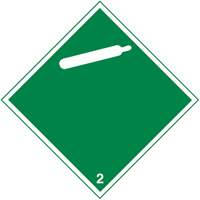 TDG Shipping Labels, Class 2, Gases, Paper Brunswick Fyr & Safety