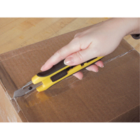 Five-Position Safety Knife, 18 mm, Silver, Rubber Handle Brunswick Fyr & Safety