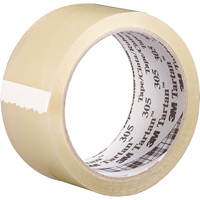 Tartan 305 Box Sealing Tape, Acrylic Adhesive, 1.6 mil, 48 mm (2") x 100 m (328') Brunswick Fyr & Safety