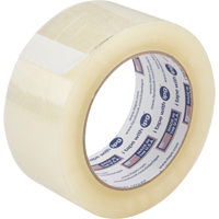 Box Sealing Tape, Acrylic Adhesive, 2 mils, 48 mm (1-22/25") x 99.97 m (328') Brunswick Fyr & Safety