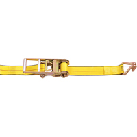 Ratchet Straps, Wire Hook, 3" W x 30' L, 5400 lbs. (2450 kg) Working Load Limit PE952 | Brunswick Fyr & Safety