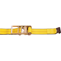 Ratchet Straps, Flat Hook, 4" W x 30' L, 5400 lbs. (2450 kg) Working Load Limit PE954 | Brunswick Fyr & Safety