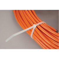 Cable Ties, 11" Long, 50 lbs. Tensile Strength, Natural PF391 | Brunswick Fyr & Safety