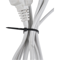Cable Ties, 8" Long, 50 lbs. Tensile Strength, Black PF390 | Brunswick Fyr & Safety