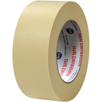 High Temp Premium Paper Masking Tapes, 48 mm (2") x 55 m (180'), Beige Brunswick Fyr & Safety