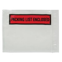 Packing List Envelope, 4-1/2" L x 5-1/2" W, Backloading Style Brunswick Fyr & Safety
