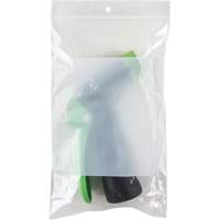 Sacs en poly avec espace inscriptible blanc, Refermable, 8" x 5", 2 mils Brunswick Fyr & Safety