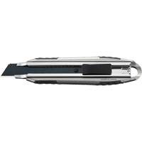 Knife with Auto-Lock, 18 mm, Carbon Steel, Heavy-Duty, Aluminum Handle Brunswick Fyr & Safety