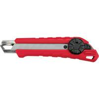 Snap-Off Knife, 18 mm, Carbide, Rubber/Polypropylene Handle Brunswick Fyr & Safety
