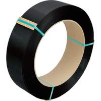 Feuillard, Polyester, 1/2" la x 5800' lo, Noir, Calibre Manuel Brunswick Fyr & Safety