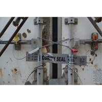 High Security Security Seal, 12", Metal, Cable Seal Brunswick Fyr & Safety