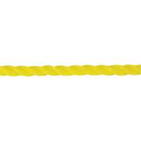 1/4" Braided Yellow Rope, Polypropylene, 1300' Brunswick Fyr & Safety
