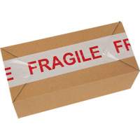 Ruban d'emballage Fragile, Adh&eacute;sif Thermofusible, 2 mils, 48 mm (2") x 100 m (328') Brunswick Fyr & Safety