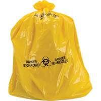 Waste Bags, Bio-Hazard, 60" L x 36" W, 6 mils Brunswick Fyr & Safety