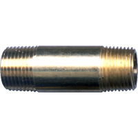Raccord long, Laiton, 1/4", NPT x NPT Brunswick Fyr & Safety