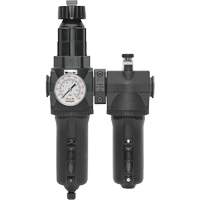 Manual Drain Filter, Regulator & Lubricator with Metal Bowl & Gauge Modulair 400, 1/2" NPT Brunswick Fyr & Safety