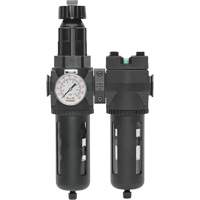 Filter/Regulator & Coalescing Filter Modulair 400 with Standard Bowl & Manual Drain, 3/4" NPTF, 150 PSI, 9.13 fl. oz. Capacity Brunswick Fyr & Safety