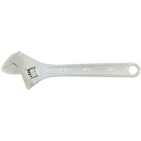 AW-12 Adjustable Wrench, 12" L, 1-1/2" Max Width, Chrome Brunswick Fyr & Safety
