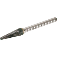 Fraise au carbure dur, SL-1, 1/4" dia., 1/4" Tige, 5/8" Prof. de la coupe Brunswick Fyr & Safety