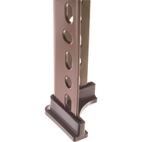 Accessoires pour corni&egrave;res perfor&eacute;es - Pied en plastique (montant simple) Brunswick Fyr & Safety