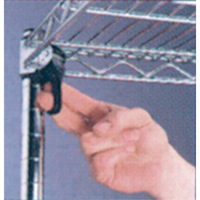 Shelving Unit, 4 Tiers, 36" W x 63" H x 18" D Brunswick Fyr & Safety