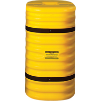 Column Protector, 6" x 6" Inside Opening, 24" L x 24" W x 42" H, Yellow RN040 | Brunswick Fyr & Safety