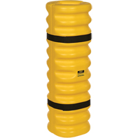Column Protector, 4" x 6" Inside Opening, 13" L x 13" W x 42" H, Yellow RN041 | Brunswick Fyr & Safety